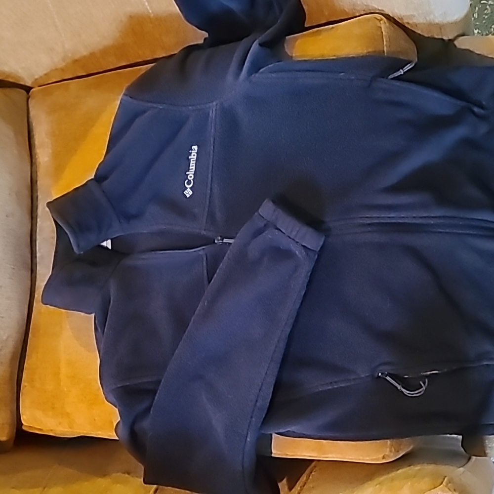 men's black Columbia jacket small